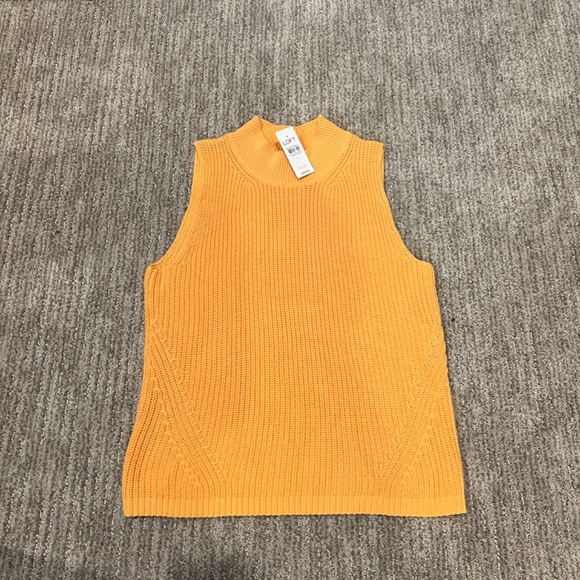 Loft Sleeveless Shaker Sweater Size Small - Picture 2 of 5